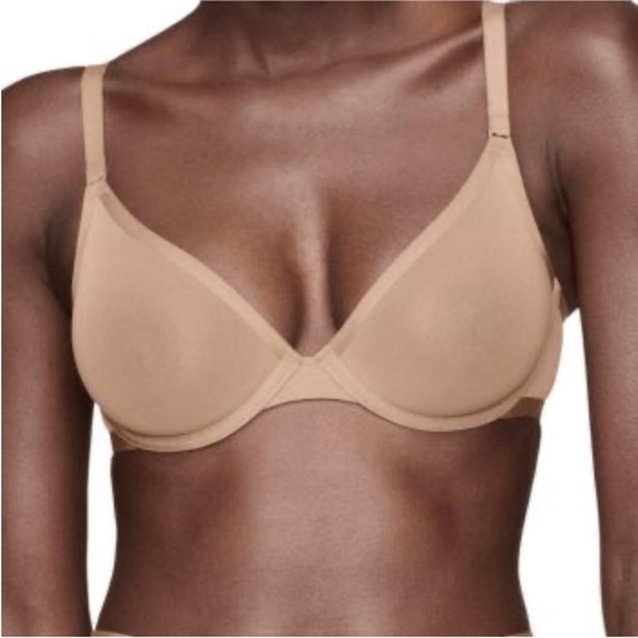 CUUP Other - Cuup The Plunge Mesh Bra in Taupe SZ 32C NWOT
